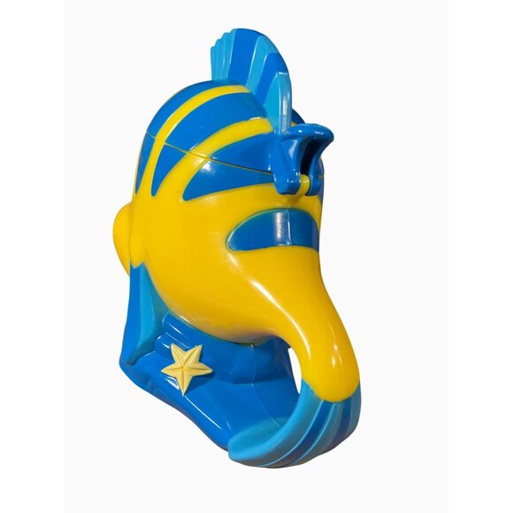 Disney Flounder Fish-Shaped Plastic Mug With Hinged Lid - Picture 7 of 13